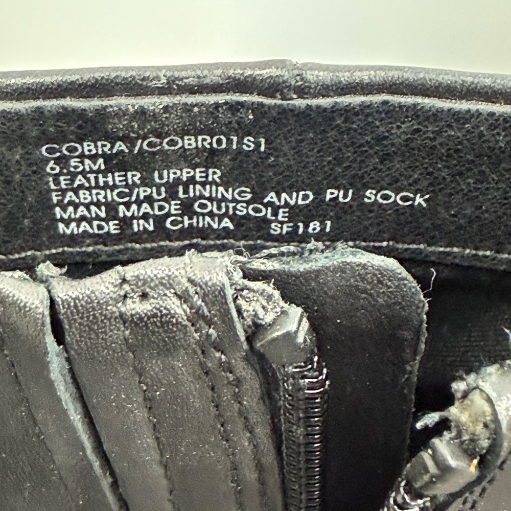 Steve Madden Cobra Black Platform Boots - Picture 8 of 8